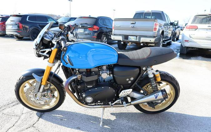 2022 Triumph Thruxton RS Ton Up Aegean Blue / Fusion White