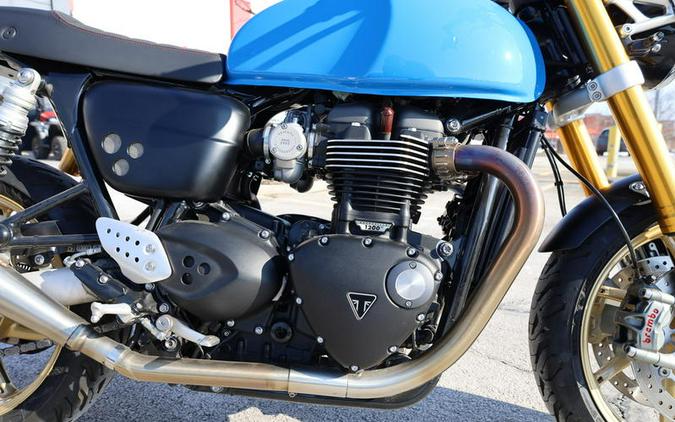 2022 Triumph Thruxton RS Ton Up Aegean Blue / Fusion White