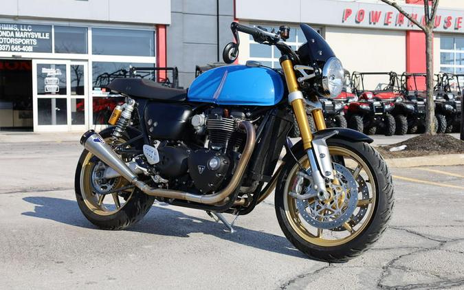 2022 Triumph Thruxton RS Ton Up Aegean Blue / Fusion White