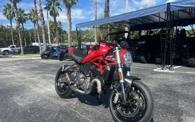 2018 Ducati Monster 821 Red