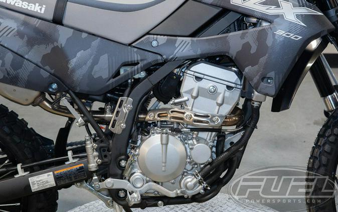 2024 Kawasaki KLX300 Cypher Camo Gray