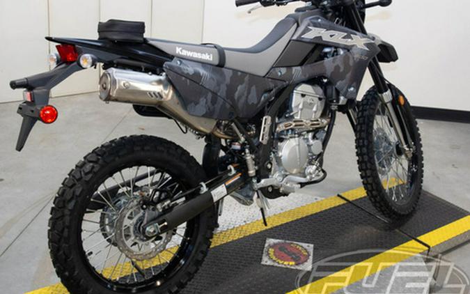 2024 Kawasaki KLX300 Cypher Camo Gray