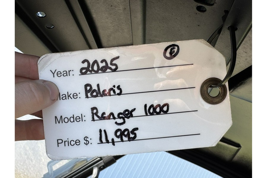2025 RANGER 1000 SOHC 4X4 - Polaris