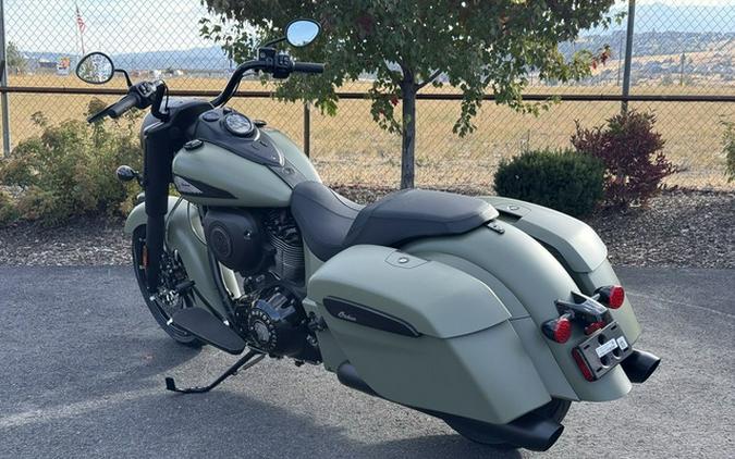 2025 Indian Springfield Dark Horse Moss Green Smoke