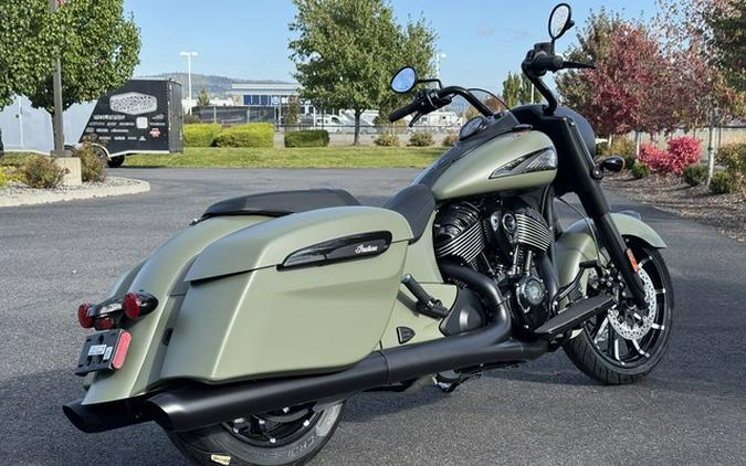 2025 Indian Springfield Dark Horse Moss Green Smoke