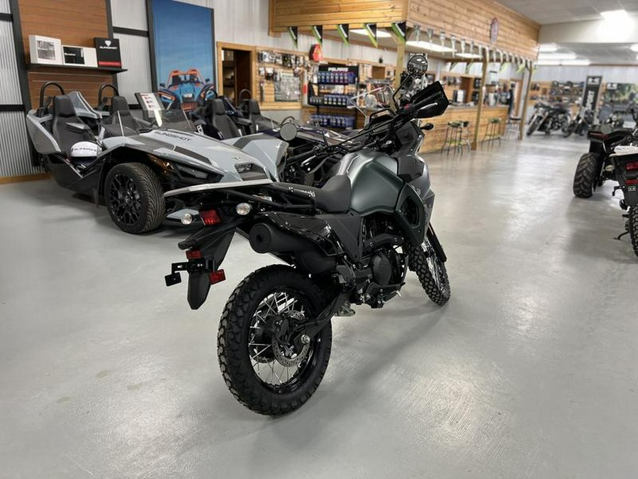 2025 Kawasaki KLR®650 Metallic Matte Old School Green ABS