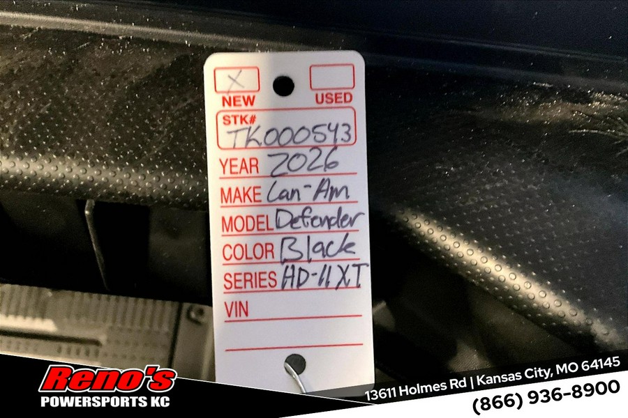 2026 Can-Am Defender MAX XT HD11