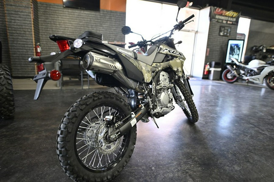 2026 Kawasaki KLX300 Cypher Camo Beige