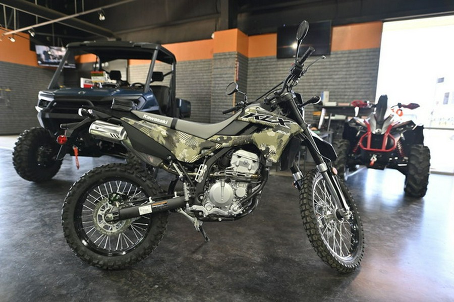 2026 Kawasaki KLX300 Cypher Camo Beige
