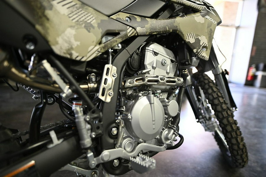 2026 Kawasaki KLX300 Cypher Camo Beige