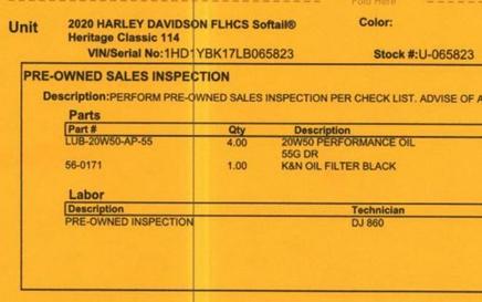 2020 Harley-Davidson® FLHCS - Heritage Classic 114