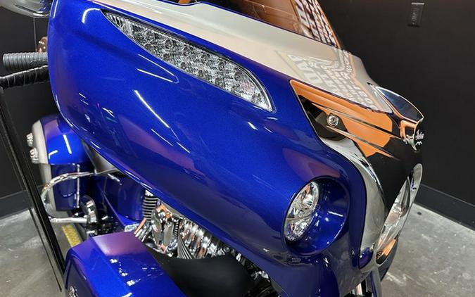 2024 Indian Roadmaster Spirit Blue Metallic/Silver Quartz Met