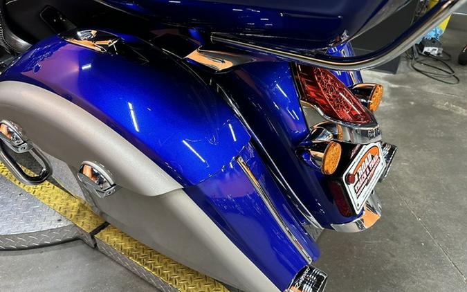 2024 Indian Roadmaster Spirit Blue Metallic/Silver Quartz Met