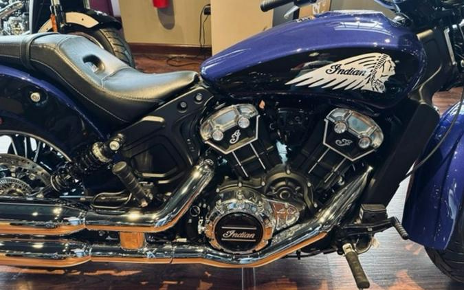 2023 Indian Motorcycle® Scout® ABS Spirit Blue Metallic/Black Metallic