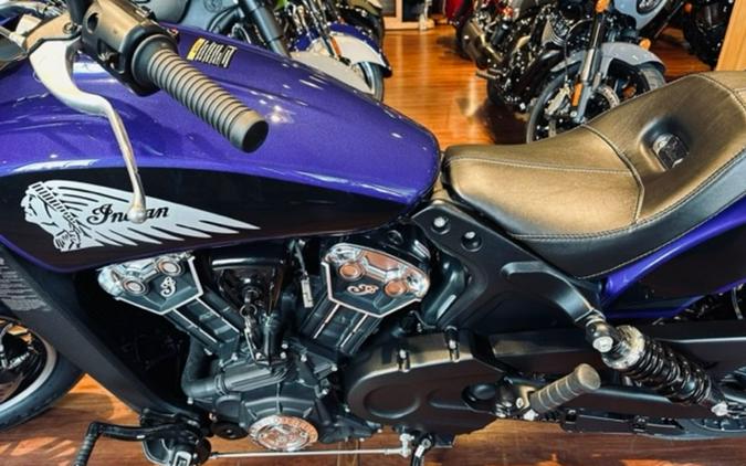 2023 Indian Motorcycle® Scout® ABS Spirit Blue Metallic/Black Metallic