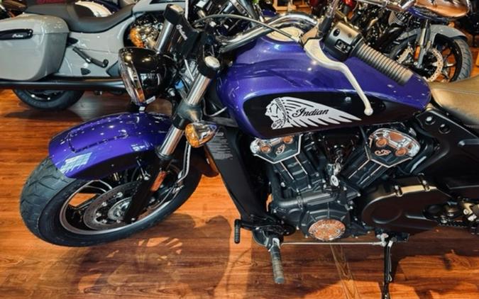 2023 Indian Motorcycle® Scout® ABS Spirit Blue Metallic/Black Metallic