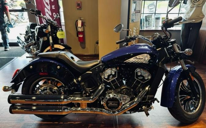 2023 Indian Motorcycle® Scout® ABS Spirit Blue Metallic/Black Metallic