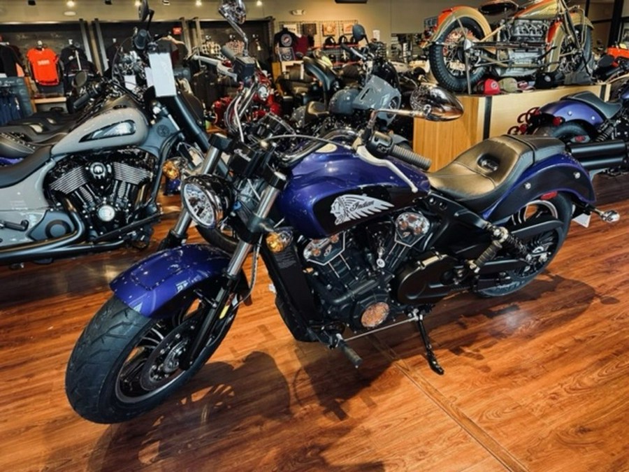 2023 Indian Motorcycle® Scout® ABS Spirit Blue Metallic/Black Metallic