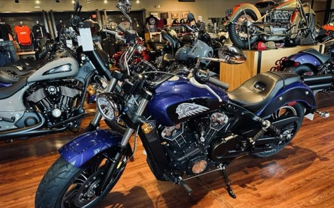 2023 Indian Motorcycle® Scout® ABS Spirit Blue Metallic/Black Metallic