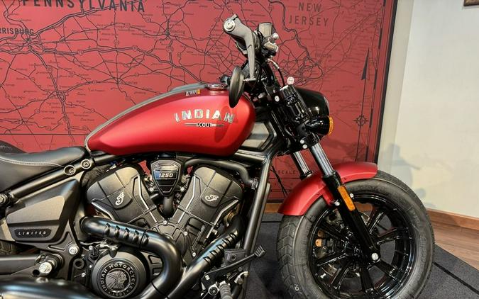 2025 Indian Motorcycle® Scout® Bobber Limited Sunset Red Smoke