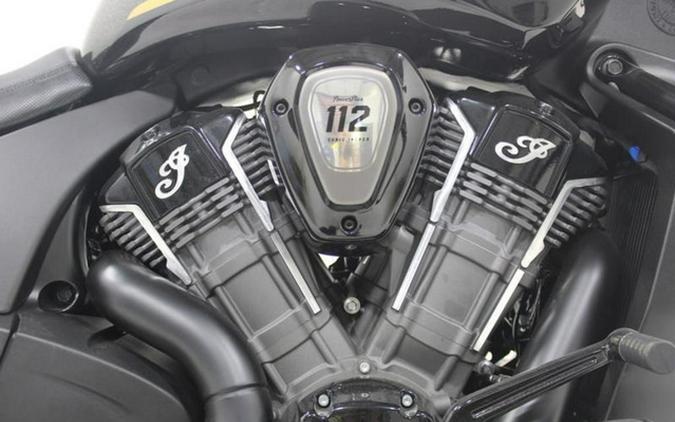 2026 Indian Chieftain Powerplus Dark Horse 112 W/Powerband Black Crystal W/Black Meta
