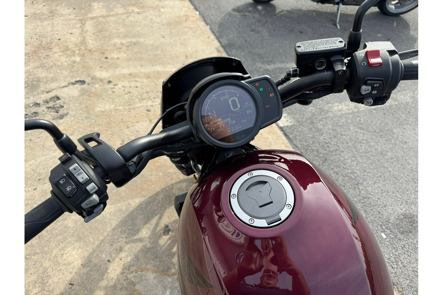 2022 Honda Rebel 1100 DCT Bordeaux Red Metallic