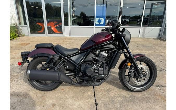 2022 Honda Rebel 1100 DCT Bordeaux Red Metallic