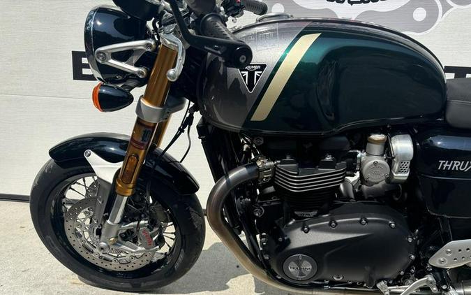 2023 Triumph Thruxton RS Competition Green / Silver Ice