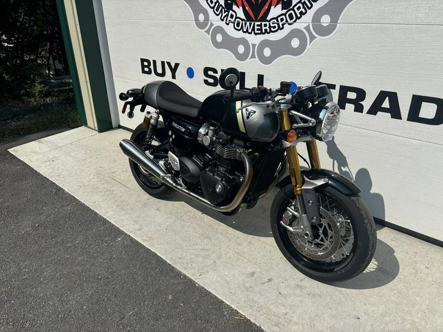 2023 Triumph Thruxton RS Competition Green / Silver Ice