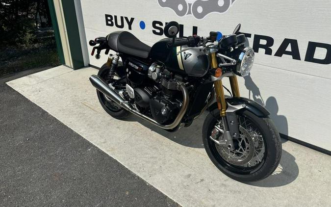 2023 Triumph Thruxton RS Competition Green / Silver Ice