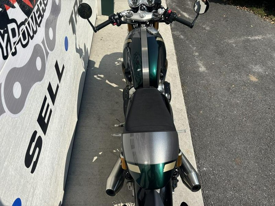 2023 Triumph Thruxton RS Competition Green / Silver Ice