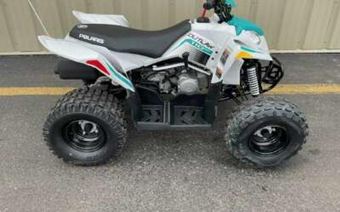 2024 Polaris Industries ATV-24,OTLW 110,WHT/RAD GRN 110 EFI