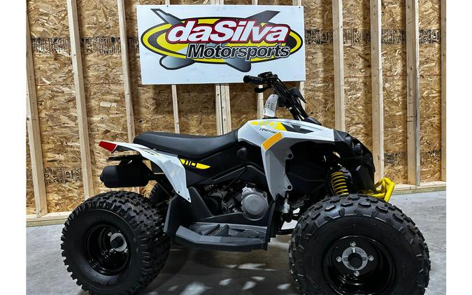 2024 Can-Am Renegade 110 EFI Gray & Yellow / Blue & Black