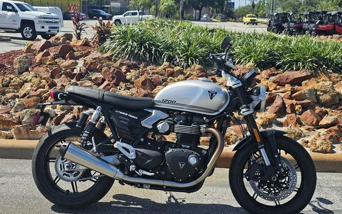 2025 Triumph Speed Twin 1200 Aluminum Silver RS