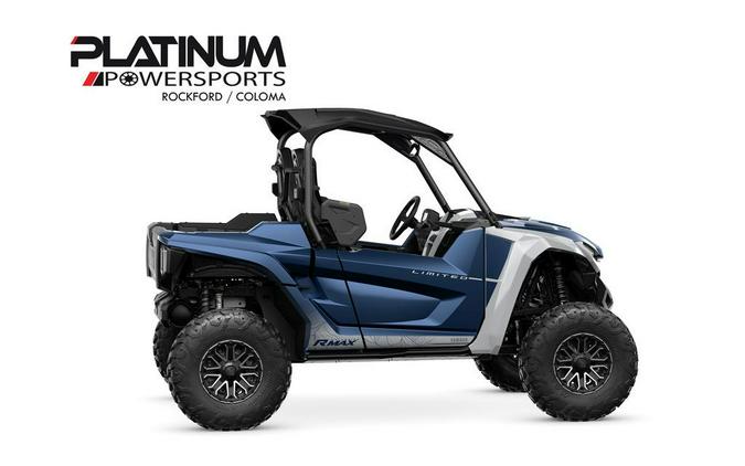2026 Yamaha Wolverine Rmax2 1000 Limited Backcountry Blue / Silver Metallic