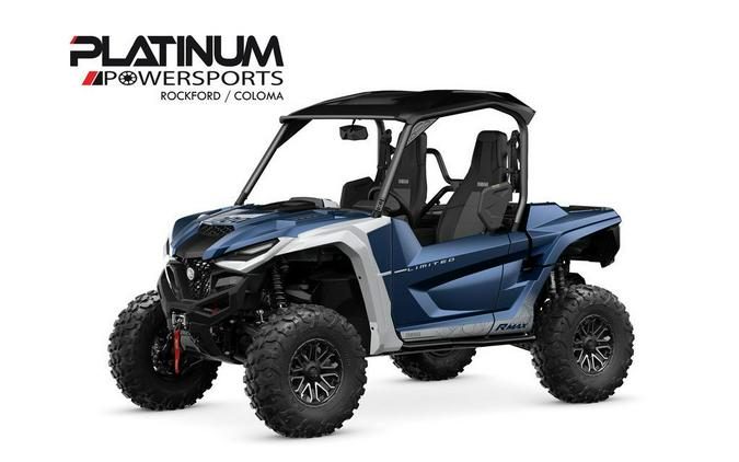 2026 Yamaha Wolverine Rmax2 1000 Limited Backcountry Blue / Silver Metallic