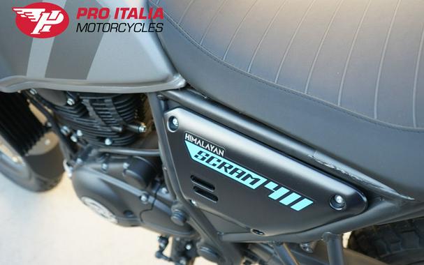 2023 Royal Enfield Scram 411 Graphite Blue