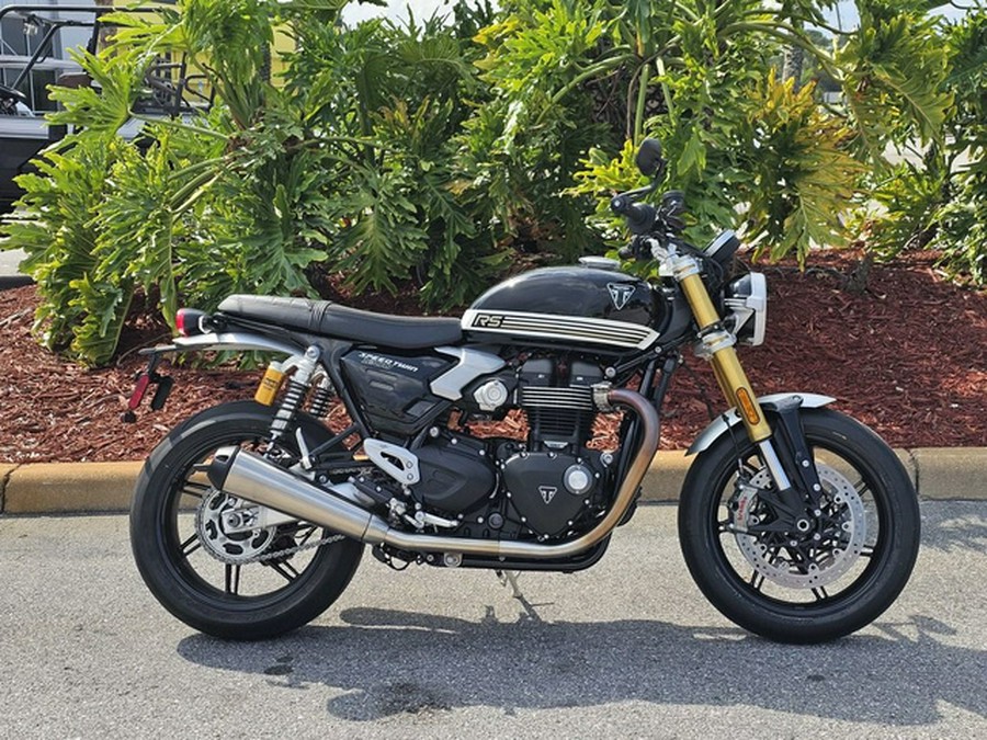 2025 Triumph Speed Twin 1200 RS Sapphire Black RS