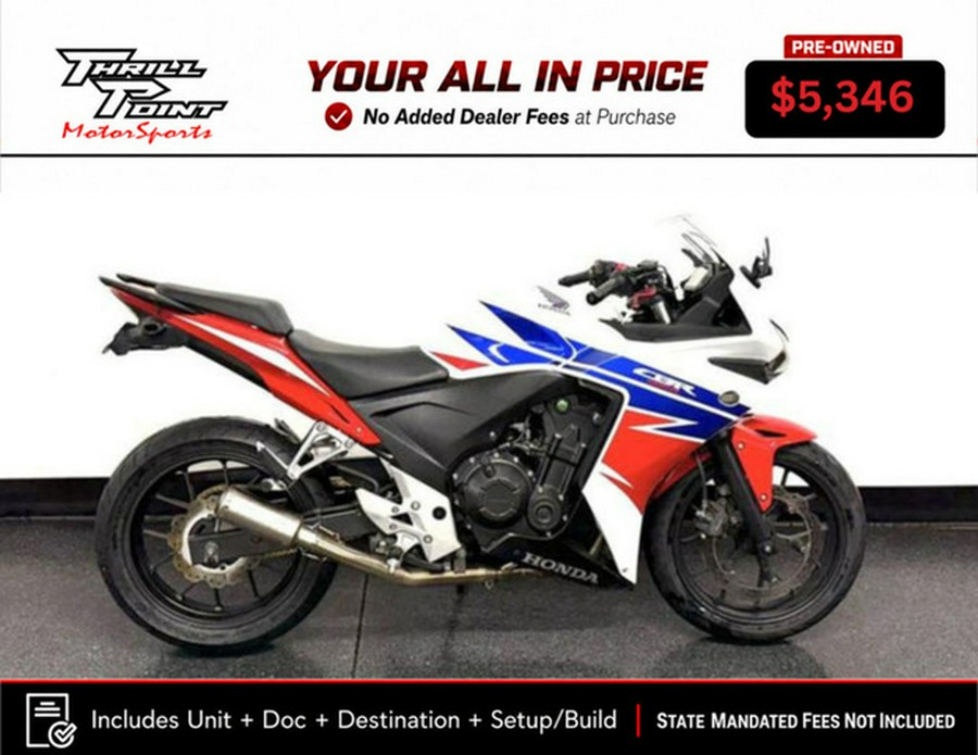 2014 Honda CBR 500R