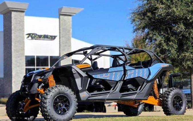 2026 Can-Am® Maverick X3 MAX RS Turbo Scandi Blue & Orange Crush