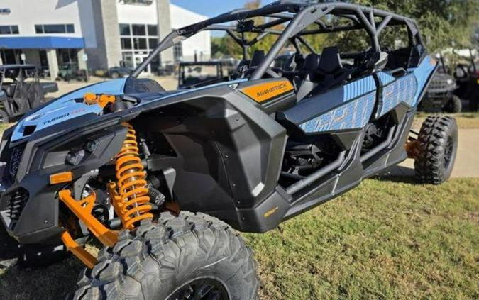 2026 Can-Am® Maverick X3 MAX RS Turbo Scandi Blue & Orange Crush