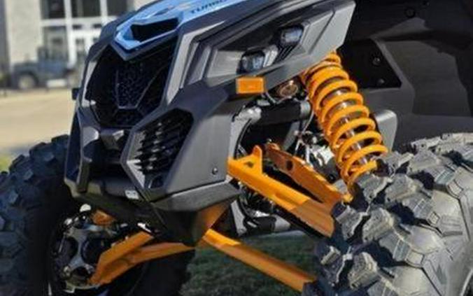 2026 Can-Am® Maverick X3 MAX RS Turbo Scandi Blue & Orange Crush