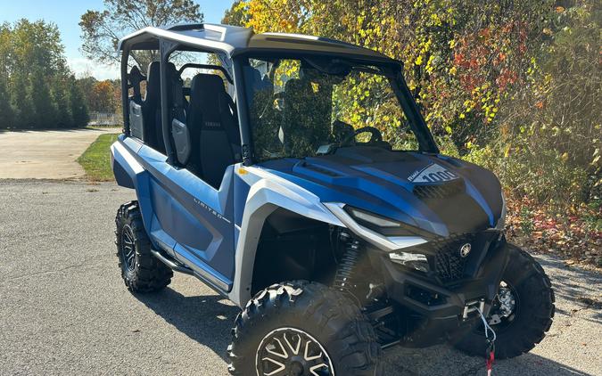 2026 Yamaha Wolverine Rmax4 1000 Compact Limited Backcountry Blue / Silver Metallic