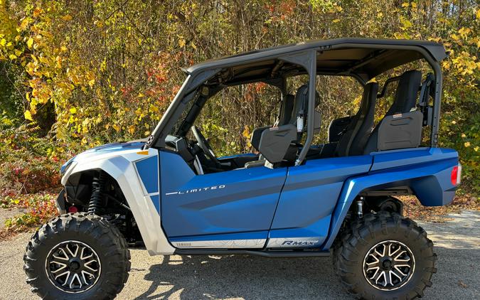 2026 Yamaha Wolverine Rmax4 1000 Compact Limited Backcountry Blue / Silver Metallic