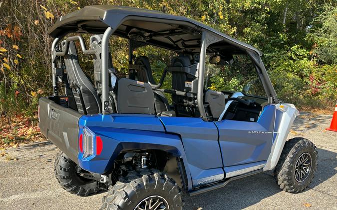 2026 Yamaha Wolverine Rmax4 1000 Compact Limited Backcountry Blue / Silver Metallic