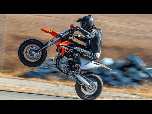 2021 KTM 450 SMR Supermoto First Ride | Review