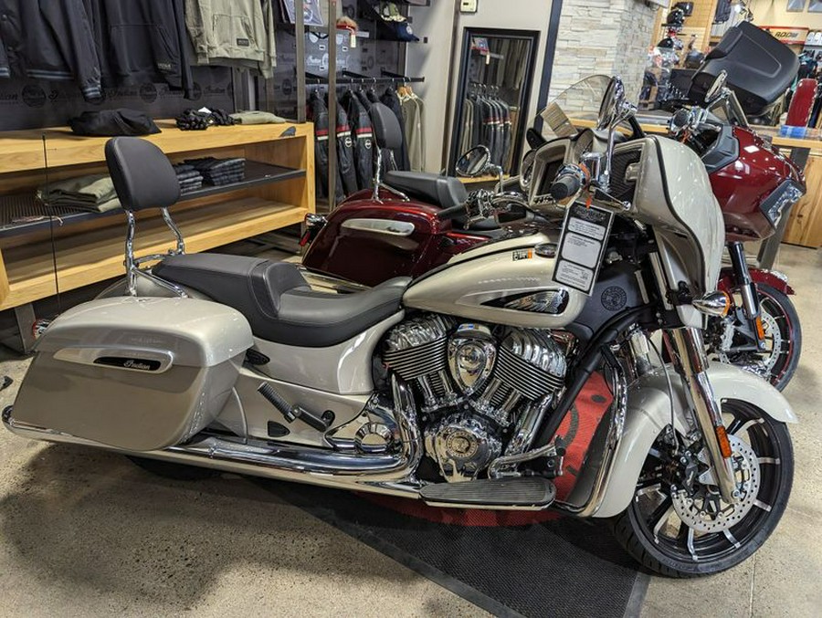 New 2023 INDIAN MOTORCYCLE CHIEFTAIN LIMITED SILVER QUARTZ METALLIC