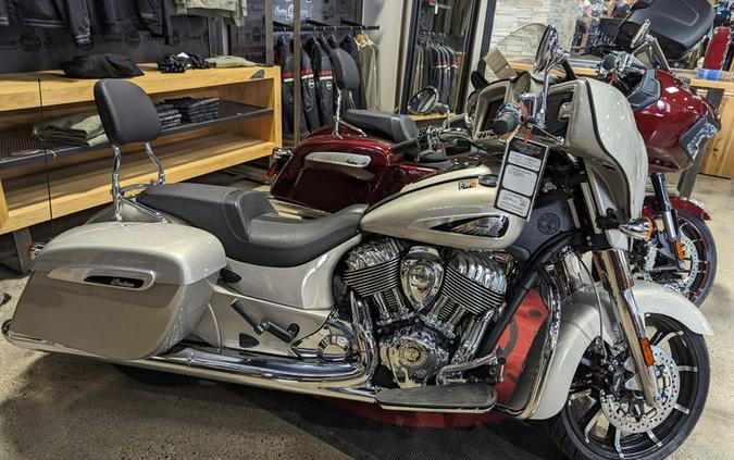 New 2023 INDIAN MOTORCYCLE CHIEFTAIN LIMITED SILVER QUARTZ METALLIC