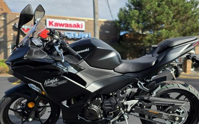 2026 Kawasaki Ninja® 500 ABS Metallic Flat Spark Black