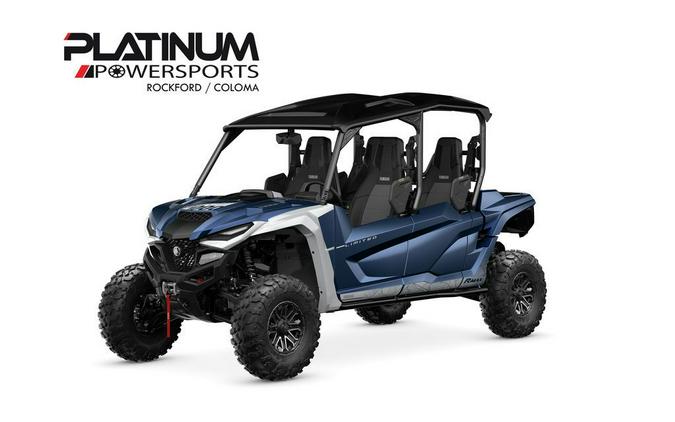 2026 Yamaha Wolverine Rmax4 1000 Limited Backcountry Blue / Silver Metallic
